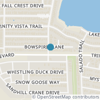 Map location of 8400 Bowspirit Lane, Fort Worth, TX 76053