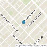 Map location of 4914 Live Oak Street #5, Dallas, TX 75206