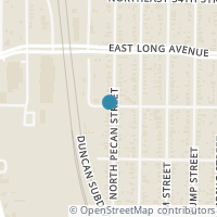 Map location of 3223 N Pecan Street, Fort Worth, TX 76106