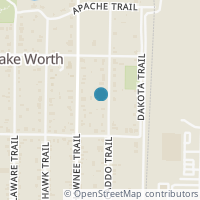 Map location of 3201 Caddo Trl, Lake Worth TX 76135