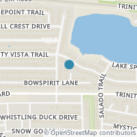 Map location of 8424 Trinity Vista Trail, Fort Worth, TX 76053