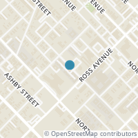 Map location of 1801 Annex Avenue #402, Dallas, TX 75204
