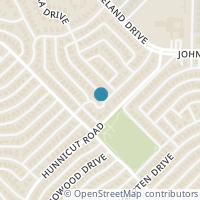 Map location of 8527 Sweetwood Drive, Dallas, TX 75228