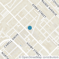 Map location of 2118 N Carroll Avenue #102, Dallas, TX 75204