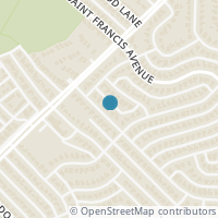 Map location of 2338 Pinebluff Drive, Dallas, TX 75228
