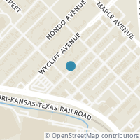 Map location of 2345 Vagas, Dallas, TX 75219