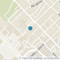 Map location of 4326 Capitol Avenue, Dallas, TX 75204