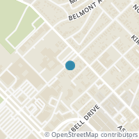 Map location of 4402 Capitol Avenue, Dallas, TX 75204
