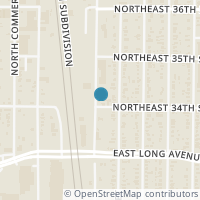 Map location of 3502 N Grove Street, Fort Worth, TX 76106
