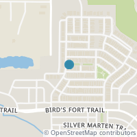 Map location of 1401 English Blue Lane, Arlington, TX 76005