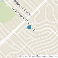 Map location of 2319 Saint Francis Ave, Dallas TX 75228