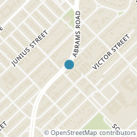 Map location of 1600 Abrams Road #46, Dallas, TX 75214