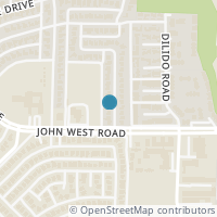 Map location of 3043 Rambling Drive, Dallas, TX 75228