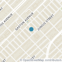 Map location of 711 Skillman Street, Dallas, TX 75214