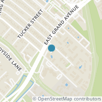 Map location of 7416 Coronado Avenue #12, Dallas, TX 75214