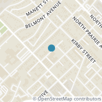 Map location of 4529 B Rusk Avenue, Dallas, TX 75204