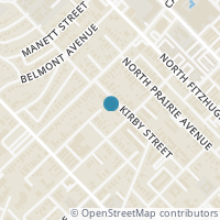 Map location of 2315 Kirby Street #103, Dallas, TX 75204