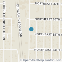 Map location of 3608 N Grove Street, Fort Worth, TX 76106