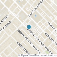 Map location of 2310 N Fitzhugh Avenue #10, Dallas, TX 75204