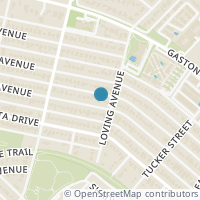 Map location of 7053 Coronado Avenue, Dallas, TX 75214