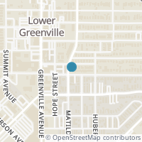Map location of 5701 Lewis Street, Dallas, TX 75206