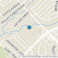Map location of 2136 Ash Grove Way, Dallas TX 75228