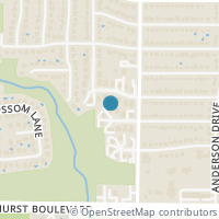 Map location of 812 Betty Court, Hurst, TX 76053
