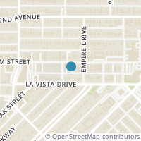 Map location of 6210 Oram Street #10, Dallas, TX 75214