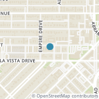 Map location of 6248 Oram Street #7, Dallas, TX 75214