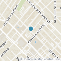 Map location of 2450 N Garrett Avenue #12, Dallas, TX 75206