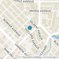 Map location of 3818 Holland Ave #103, Dallas TX 75219