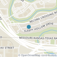 Map location of 1241 Sleepy Hollow Dr, Dallas TX 75235
