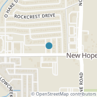 Map location of 3607 Redwolf Drive, Mesquite, TX 75150