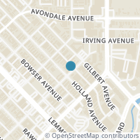 Map location of 3709 Reagan Street, Dallas, TX 75219