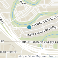 Map location of 1226 Record Crossing Road, Dallas, TX 75235