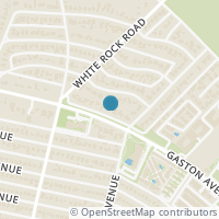 Map location of 7045 Gaston Parkway, Dallas, TX 75214