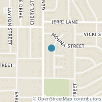 Map location of 3609 Swan St, Haltom City TX 76117