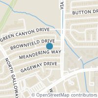Map location of 819 Meandering Way, Mesquite TX 75150