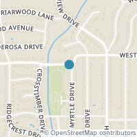 Map location of 433 Myrtle Drive, Hurst, TX 76053