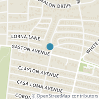 Map location of 2309 Auburn Avenue, Dallas, TX 75214