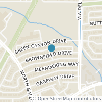 Map location of 909 Brownfield Drive, Mesquite, TX 75150