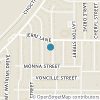 Map location of 3625 Aurora Street, Haltom City, TX 76117