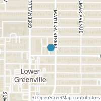 Map location of 5735 Richmond Avenue #H, Dallas, TX 75206