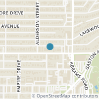 Map location of 6325 Richmond Avenue, Dallas, TX 75214