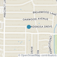 Map location of 717 Ponderosa Drive, Hurst, TX 76053