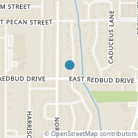 Map location of 505 Holder Drive, Hurst, TX 76053