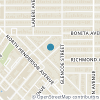 Map location of 5315 Belmont Ave, Dallas TX 75206