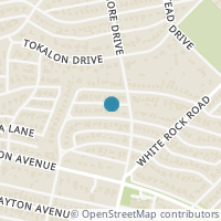 Map location of 6931 Wildgrove Ave, Dallas TX 75214