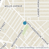 Map location of 5219 Mission Avenue, Dallas, TX 75206