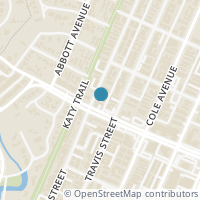 Map location of 4206 Buena Vista Street #C, Dallas, TX 75205
